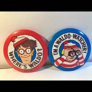 1991 where is waldo pin button set